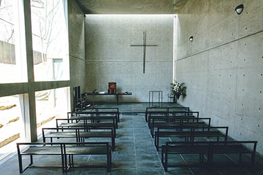 安藤忠雄氏の初期建築作品 風の教会